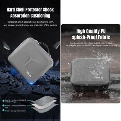 For DJI Mavic 4 Pro / RC 2 STARTRC Shoulder PU Storage Bag Handbag (Grey) - Backpacks & Bags by STARTRC | Online Shopping UK | buy2fix