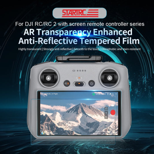 STARTRC AR Anti-reflection Tempered Glass Film for DJI RC / RC2 by STARTRC