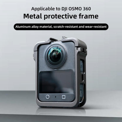 For DJI Osmo 360 Aluminum Alloy Protective Cage Expansion Frame (Grey) - Protection Frame by buy2fix | Online Shopping UK | buy2fix