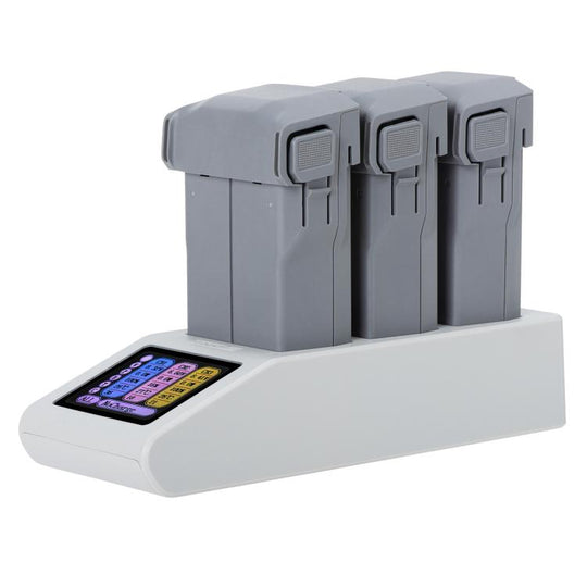 For DJI Mini 5 Pro Charging Butler Tri-Battery Charger Hub with Display Screen (Grey)