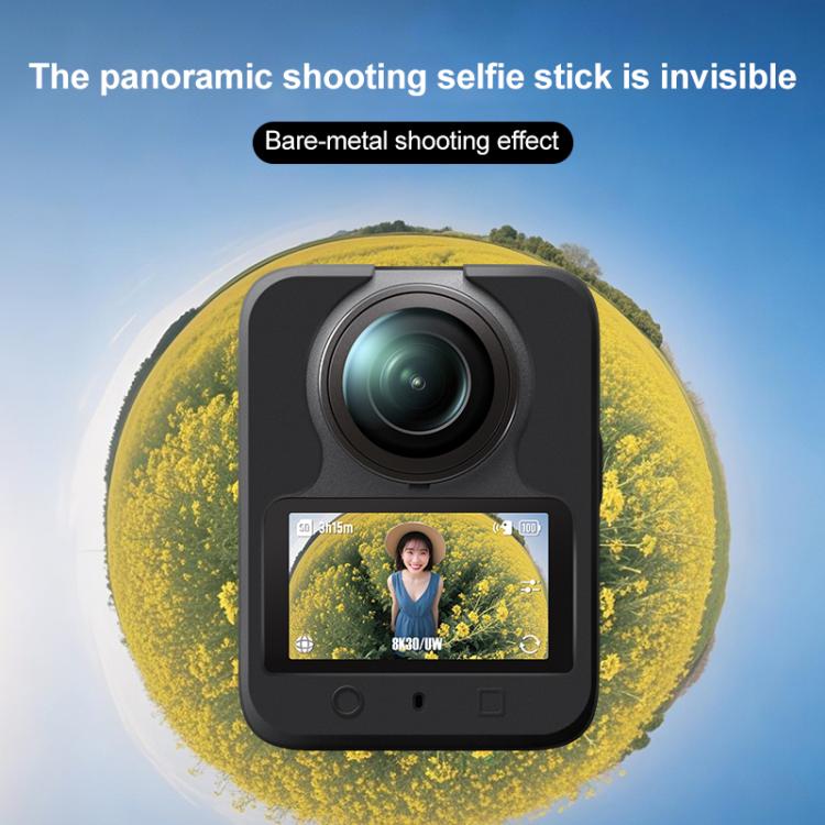 For DJI Osmo 360 Anti-Scratch Shockproof Full Body Silicone Protective Cover (Black) - Case & Bags by buy2fix | Online Shopping UK | buy2fix