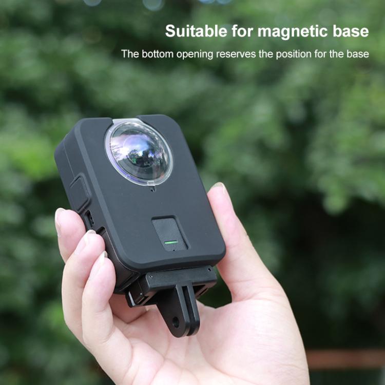 For DJI Osmo 360 Anti-Scratch Shockproof Full Body Silicone Protective Cover (Black) - Case & Bags by buy2fix | Online Shopping UK | buy2fix