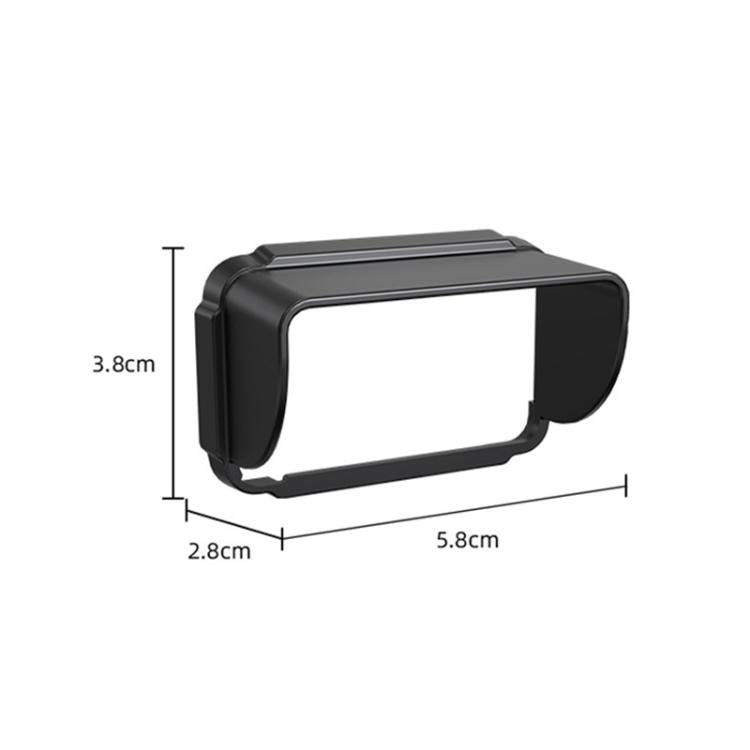 For DJI Osmo Pocket 3 BRDRC Sunshade Hood Screen Shade (Black) - Other Accessories by BRDRC | Online Shopping UK | buy2fix