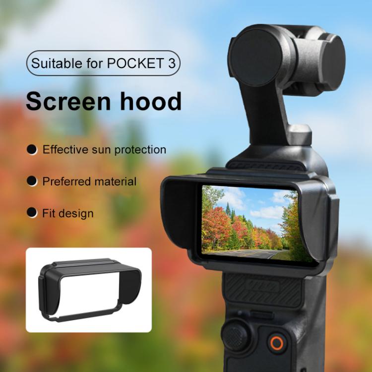 For DJI Osmo Pocket 3 BRDRC Sunshade Hood Screen Shade (Black) - Other Accessories by BRDRC | Online Shopping UK | buy2fix
