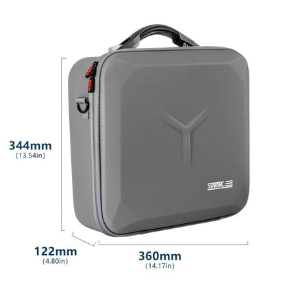 For DJI Mavic 4 Pro / RC Pro 2 STARTRC All-rounder Shoulder PU Storage Bag Handbag (Grey) - Backpacks & Bags by STARTRC | Online Shopping UK | buy2fix