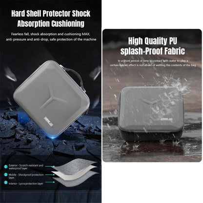 For DJI Mavic 4 Pro / RC Pro 2 STARTRC All-rounder Shoulder PU Storage Bag Handbag (Grey) - Backpacks & Bags by STARTRC | Online Shopping UK | buy2fix