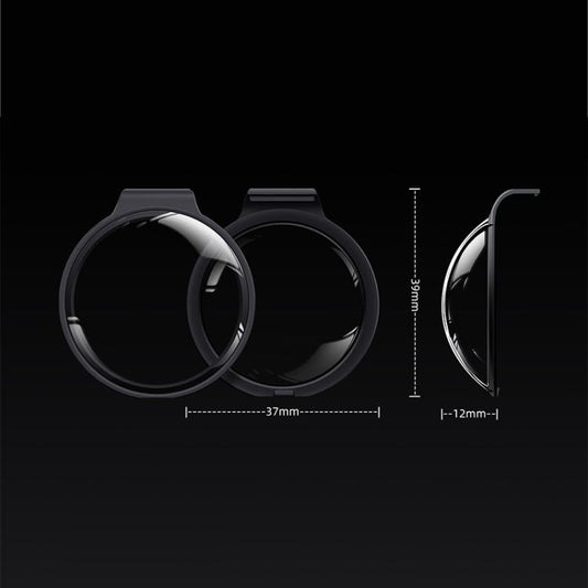 For DJI Osmo 360 Camera Optical Tempered Glass Cover Protective Lens Guard (Black) - Other by buy2fix | Online Shopping UK | buy2fix