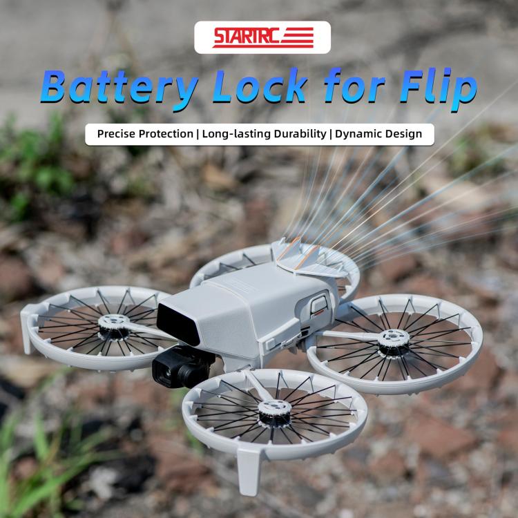 For DJI Flip STARTRC Battery Quick-release Flying Tail Cover (Grey) - Others by STARTRC | Online Shopping UK | buy2fix
