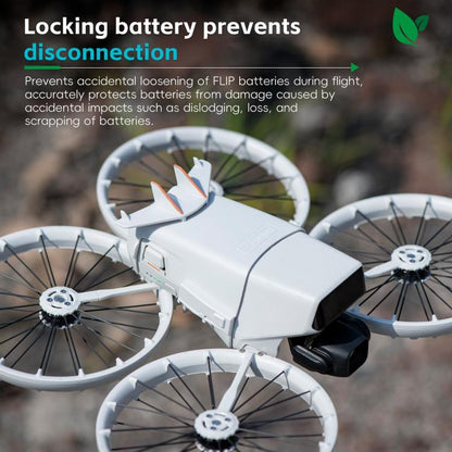 For DJI Flip STARTRC Battery Quick-release Flying Tail Cover (Grey) - Others by STARTRC | Online Shopping UK | buy2fix