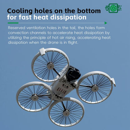 For DJI Flip STARTRC Battery Quick-release Flying Tail Cover (Grey) - Others by STARTRC | Online Shopping UK | buy2fix