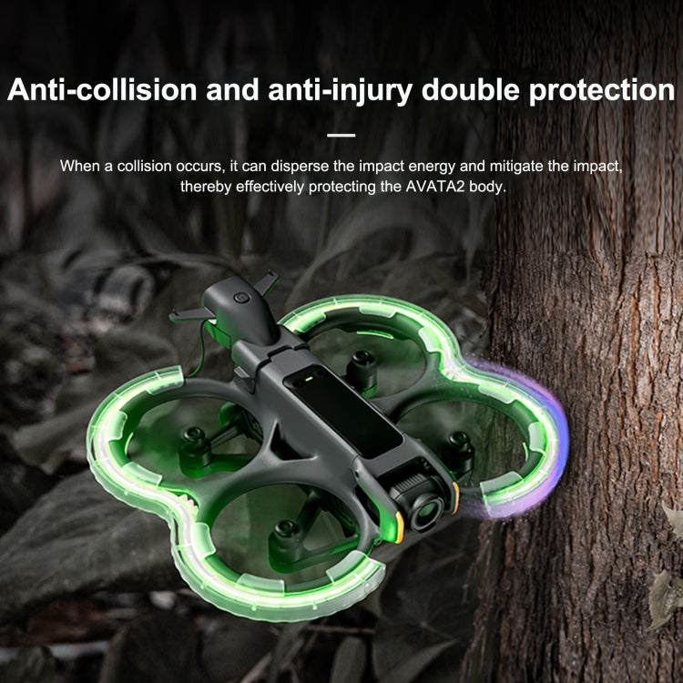 For DJI Avata 2 STARTRC Drone LED Propeller Protective Guard Anti-collision Ring (Transparent) - Others by STARTRC | Online Shopping UK | buy2fix