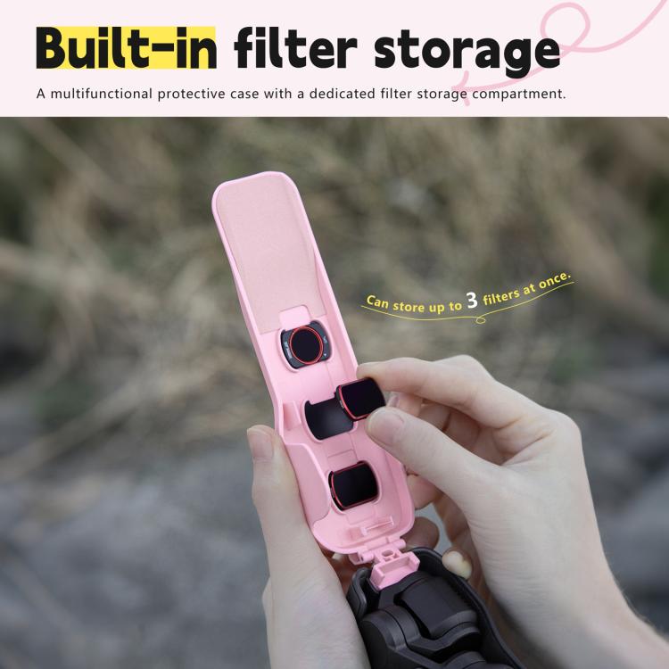 For DJI Osmo Pocket 3 STARTRC Storage Box Protective Case with Lanyard (Purple) - Case & Bags by STARTRC | Online Shopping UK | buy2fix