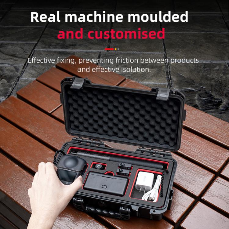 For DJI Osmo 360 STARTRC Waterproof EVA ABS Dual-layer Suitcase Storage Box (Black) - Case & Bags by STARTRC | Online Shopping UK | buy2fix