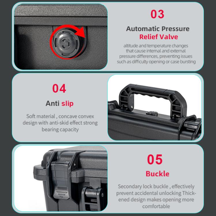 For DJI Osmo 360 STARTRC Waterproof EVA ABS Dual-layer Suitcase Storage Box (Black) - Case & Bags by STARTRC | Online Shopping UK | buy2fix