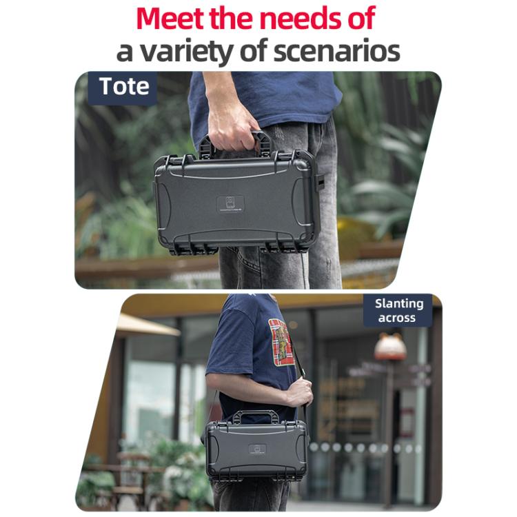 For DJI Osmo 360 STARTRC Waterproof EVA ABS Dual-layer Suitcase Storage Box (Black) - Case & Bags by STARTRC | Online Shopping UK | buy2fix