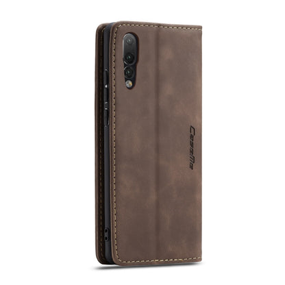 CaseMe-013 Multifunctional Horizontal Flip Leather Case with Card Slot & Holder for Huawei P20(Coffee) - Huawei Cases by CaseMe | Online Shopping UK | buy2fix
