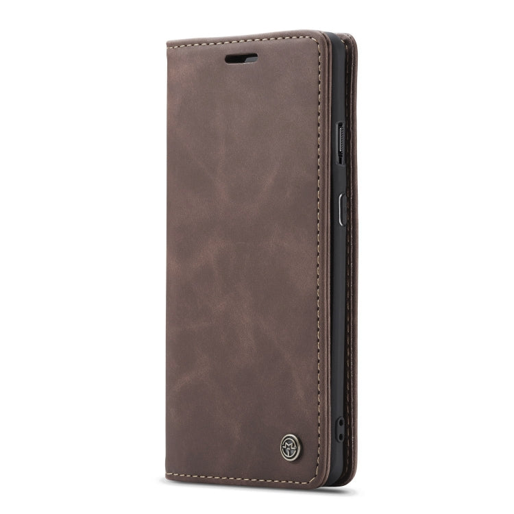 CaseMe-013 Multifunctional Horizontal Flip Leather Case with Card Slot & Holder for OnePlus 7(Coffee) - OnePlus Cases by CaseMe | Online Shopping UK | buy2fix