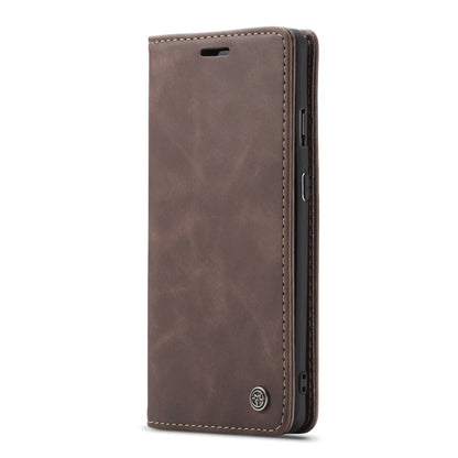 CaseMe-013 Multifunctional Horizontal Flip Leather Case with Card Slot & Holder for OnePlus 7(Coffee) - OnePlus Cases by CaseMe | Online Shopping UK | buy2fix