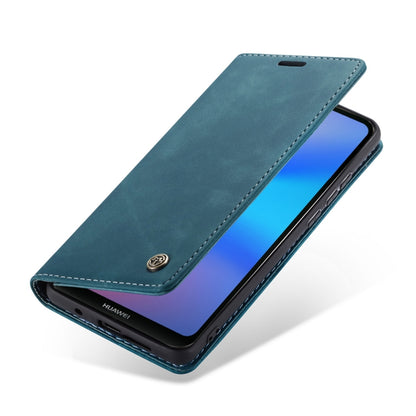 CaseMe-013 Multifunctional Horizontal Flip Leather Case with Card Slot & Holder for Huawei P20 Lite(Blue) - Huawei Cases by CaseMe | Online Shopping UK | buy2fix