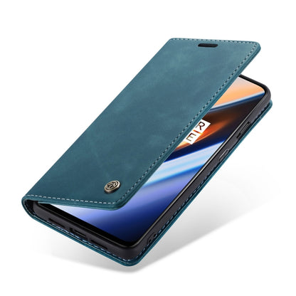 CaseMe-013 Multifunctional Horizontal Flip Leather Case with Card Slot & Holder for OnePlus 7(Blue) - OnePlus Cases by CaseMe | Online Shopping UK | buy2fix
