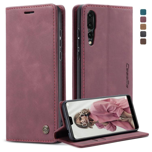 CaseMe-013 Detachable Multifunctional Horizontal Flip Leather Case with Card Slot & Holder for Huawei P20 Pro(Red Wine) - Huawei Cases by CaseMe | Online Shopping UK | buy2fix