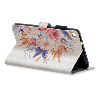 3D Horizontal Flip Leather Case with Holder & Card Slots For Galaxy Tab A 8 (2019)(Sun Flower) by buy2fix