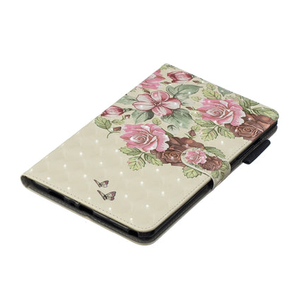 3D Horizontal Flip Leather Case with Holder & Card Slots For Galaxy Tab A 8 (2019)(Flower Butterfly) by buy2fix