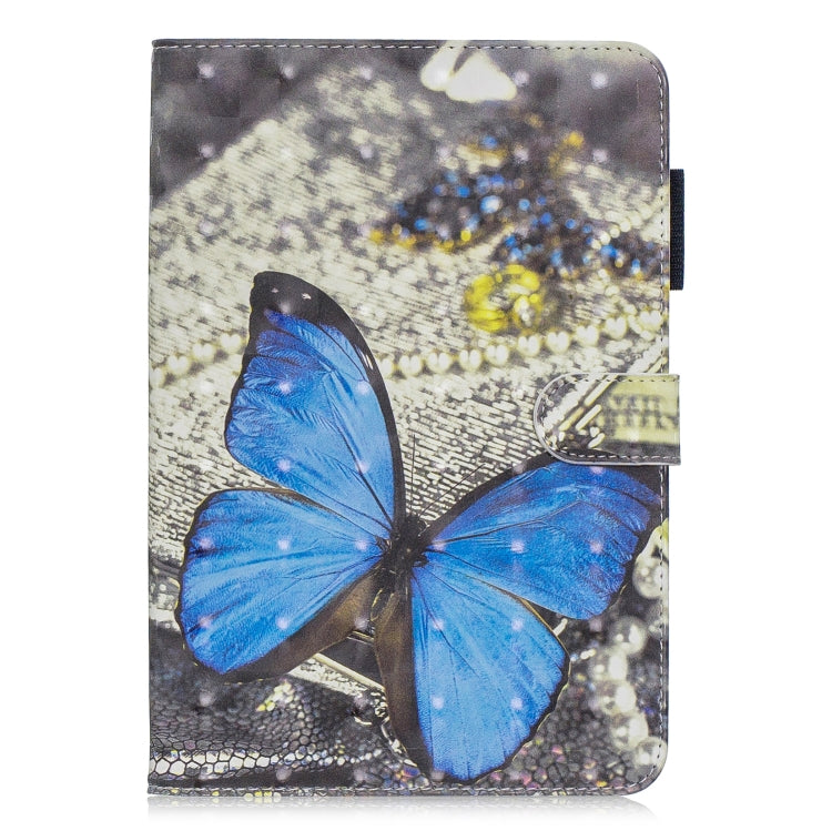 3D Horizontal Flip Leather Case with Holder & Card Slots For Galaxy Tab A 8 (2019)(Blue Butterfly) by buy2fix