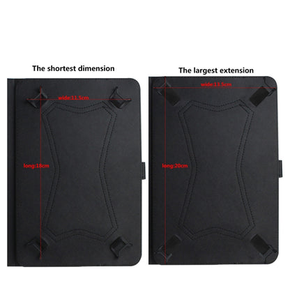 3D Colored Drawing Universal Horizontal Flip Leather Case, with Holder & Card Slot & Wallet for 7 inch Tablet PC(Embrace Cat) - 7 inch by buy2fix | Online Shopping UK | buy2fix