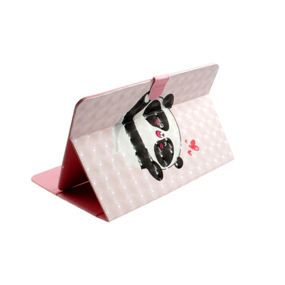 3D Colored Drawing Universal Horizontal Flip Leather Case, with Holder & Card Slot & Wallet for 7 inch Tablet PC(Love Bear) - 7 inch by buy2fix | Online Shopping UK | buy2fix