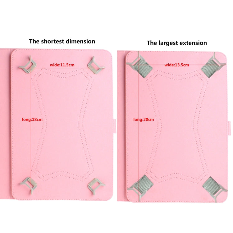 3D Colored Drawing Universal Horizontal Flip Leather Case, with Holder & Card Slot & Wallet for 7 inch Tablet PC(Love Bear) - 7 inch by buy2fix | Online Shopping UK | buy2fix