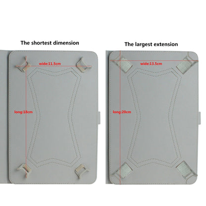 3D Colored Drawing Universal Horizontal Flip Leather Case, with Holder & Card Slot & Wallet for 7 inch Tablet PC(Pug) - 7 inch by buy2fix | Online Shopping UK | buy2fix