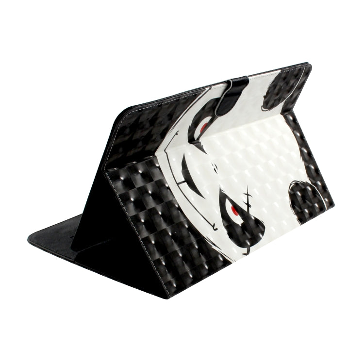 3D Colored Drawing Universal Horizontal Flip Leather Case, with Holder & Card Slot & Wallet for 8 inch Tablet PC(Angry Bear) - 8 inch by buy2fix | Online Shopping UK | buy2fix