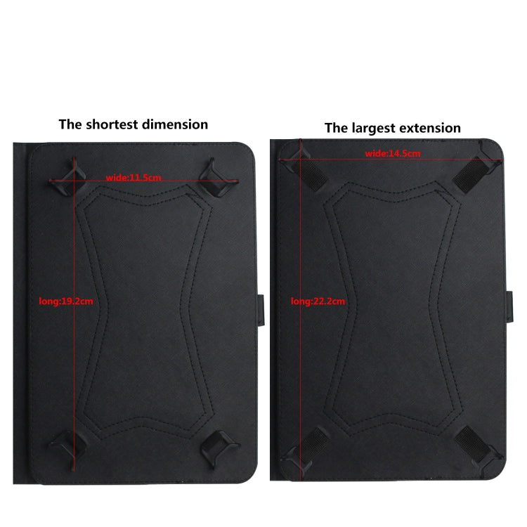 3D Colored Drawing Universal Horizontal Flip Leather Case, with Holder & Card Slot & Wallet for 8 inch Tablet PC(Angry Bear) - 8 inch by buy2fix | Online Shopping UK | buy2fix