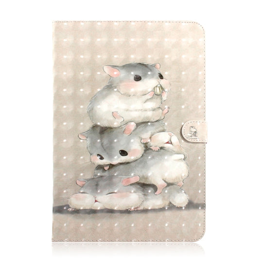 3D Colored Drawing Universal Horizontal Flip Leather Case, with Holder & Card Slot & Wallet for 8 inch Tablet PC(Squirrels) - 8 inch by buy2fix | Online Shopping UK | buy2fix