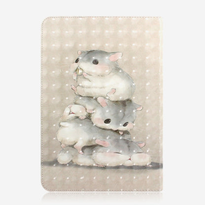 3D Colored Drawing Universal Horizontal Flip Leather Case, with Holder & Card Slot & Wallet for 8 inch Tablet PC(Squirrels) - 8 inch by buy2fix | Online Shopping UK | buy2fix