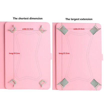 3D Colored Drawing Universal Horizontal Flip Leather Case, with Holder & Card Slot & Wallet for 8 inch Tablet PC(Squirrels) - 8 inch by buy2fix | Online Shopping UK | buy2fix