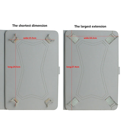 3D Colored Drawing Universal Horizontal Flip Leather Case, with Holder & Card Slot & Wallet for 10 inch Tablet PC(Cute Cat) - 10 - 11 inch by buy2fix | Online Shopping UK | buy2fix