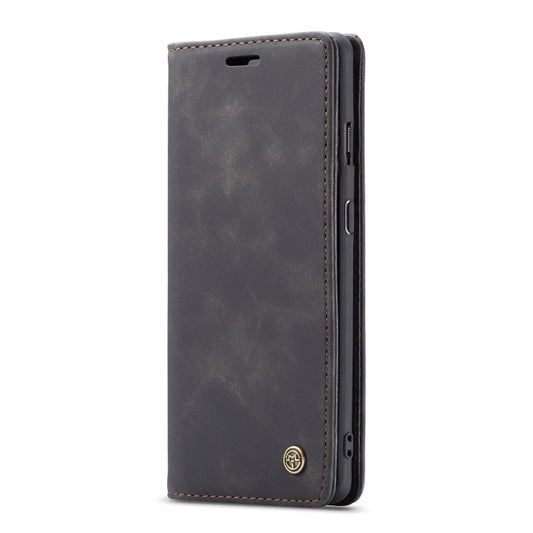 CaseMe-013 Multi-functional Retro Frosted Horizontal Flip Leather Case with Card Slot & Holder & Wallet For OnePlus 7(Black) - OnePlus Cases by CaseMe | Online Shopping UK | buy2fix