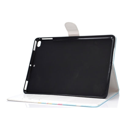 Colored Pattern Drawing Horizontal Flip PU Leather Case with Three-folding Holder & Sleep / Wake-up Function for iPad 5 / 6 / 8(Lovely panda) - iPad 9.7 (2018) & (2017) Cases by buy2fix | Online Shopping UK | buy2fix