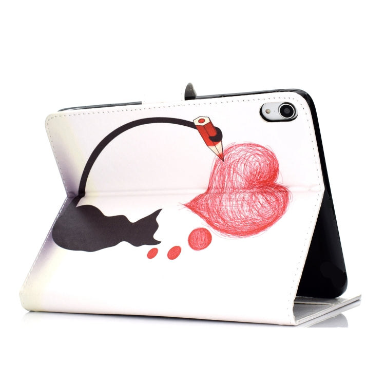 Colored Pattern Drawing Horizontal Flip PU Leather Case with Three-folding Holder & Sleep / Wake-up Function for iPad Pro 11(Love cats) - iPad Pro 11 (2018) Cases by buy2fix | Online Shopping UK | buy2fix