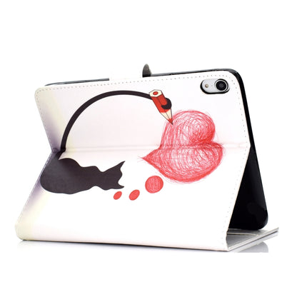 Colored Pattern Drawing Horizontal Flip PU Leather Case with Three-folding Holder & Sleep / Wake-up Function for iPad Pro 11(Love cats) - iPad Pro 11 (2018) Cases by buy2fix | Online Shopping UK | buy2fix