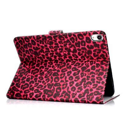 Colored Pattern Drawing Horizontal Flip PU Leather Case with Three-folding Holder & Sleep / Wake-up Function for iPad Pro 11(Red leopard grain) - iPad Pro 11 (2018) Cases by buy2fix | Online Shopping UK | buy2fix