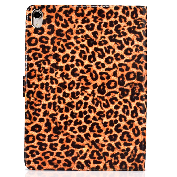 Colored Pattern Drawing Horizontal Flip PU Leather Case with Three-folding Holder & Sleep / Wake-up Function for iPad Pro 11(Yellow leopard grain) - iPad Pro 11 (2018) Cases by buy2fix | Online Shopping UK | buy2fix
