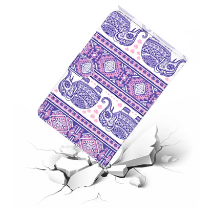 Colored Pattern Drawing Horizontal Flip PU Leather Case with Three-folding Holder & Sleep / Wake-up Function for iPad Pro 11(Totem elephant) - iPad Pro 11 (2018) Cases by buy2fix | Online Shopping UK | buy2fix