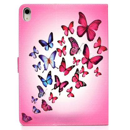 Colored Pattern Drawing Horizontal Flip PU Leather Case with Three-folding Holder & Sleep / Wake-up Function for iPad Pro 11(Colorful butterfly) - iPad Pro 11 (2018) Cases by buy2fix | Online Shopping UK | buy2fix