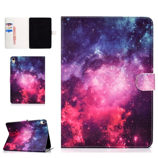 Colored Pattern Drawing Horizontal Flip PU Leather Case with Three-folding Holder & Sleep / Wake-up Function for iPad Pro 11(Starry sky) - iPad Pro 11 (2018) Cases by buy2fix | Online Shopping UK | buy2fix