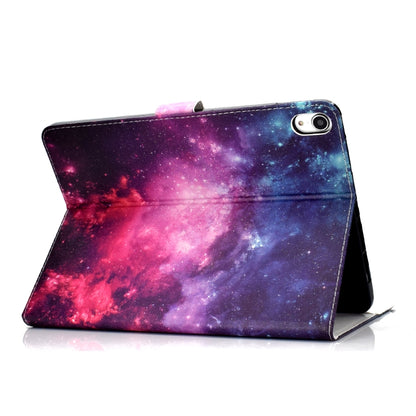 Colored Pattern Drawing Horizontal Flip PU Leather Case with Three-folding Holder & Sleep / Wake-up Function for iPad Pro 11(Starry sky) - iPad Pro 11 (2018) Cases by buy2fix | Online Shopping UK | buy2fix