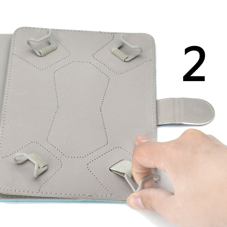 Colored Pattern Drawing Horizontal Flip PU Leather Case with Three-folding Holder for 7 inch Tablet PC(Nebula deer) - 7 inch by buy2fix | Online Shopping UK | buy2fix