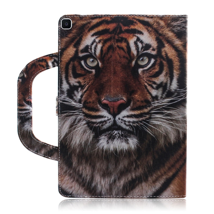 3D Colored Drawing Horizontal Flip Leather Case, with Holder & Card Slot & Wallet & Handle For Galaxy Tab A 8.0 (2019)(Siberian Tiger) by buy2fix